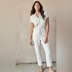 Outerknown Women's Cream Jumpsuit